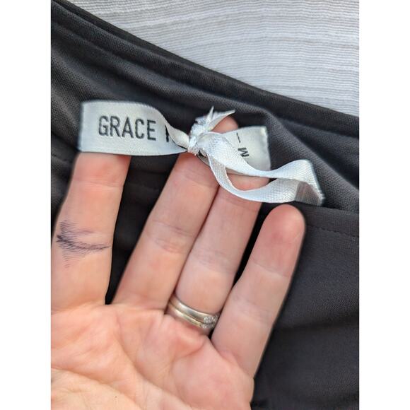 Grace Karin Women's One Shoulder Cocktail Dress Sz M Black Tie Special Occasion - Picture 5 of 7